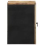 Armario colgante baño madera maciza mango negro 38x33,5x48 cm de , Muebles de baño - Ref: Foro24-4018648, Precio: 84,80 €, De...
