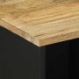Aparador de madera maciza de mango rugosa 80x33,5x75 cm de , Almacenamiento para CD y DVD - Ref: Foro24-4018655, Precio: 112,...