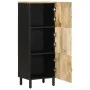 Aparador de madera maciza de mango rugosa 40x33,5x110 cm von , CD- und DVD-Speicher - Ref: Foro24-4018657, Preis: 116,50 €, R...