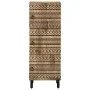 Aparador de madera maciza de mango rugosa 40x33,5x110 cm von , CD- und DVD-Speicher - Ref: Foro24-4018657, Preis: 116,50 €, R...