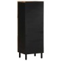 Aparador de madera maciza de mango rugosa 40x33,5x110 cm de , Almacenamiento para CD y DVD - Ref: Foro24-4018657, Precio: 126...