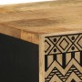 Aparador de madera maciza de mango rugosa 40x33,5x110 cm de , Almacenamiento para CD y DVD - Ref: Foro24-4018657, Precio: 126...