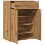 Mueble zapatero madera de ingeniería roble artisan 60x35x84 cm de , Zapateros y organizadores de calzado - Ref: Foro24-855953...