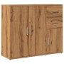 Aparador de madera de ingeniería roble artisan 91x29,5x75 cm de , Aparadores - Ref: Foro24-855907, Precio: 104,45 €, Descuent...