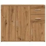 Aparador de madera de ingeniería roble artisan 91x29,5x75 cm de , Aparadores - Ref: Foro24-855907, Precio: 102,83 €, Descuent...