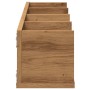 Estante pared CD madera ingeniería roble artisan 100x18x18 cm de , Estantes y estanterías - Ref: Foro24-855951, Precio: 38,47...