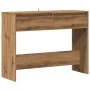 Mesa consola madera ingeniería roble artesanal 100x35x76,5 cm by , Side tables - Ref: Foro24-856785, Price: 74,27 €, Discount: %