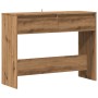 Mesa consola madera ingeniería roble artesanal 100x35x76,5 cm de , Mesas auxiliares - Ref: Foro24-856785, Precio: 75,61 €, De...