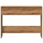 Mesa consola madera ingeniería roble artesanal 100x35x76,5 cm by , Side tables - Ref: Foro24-856785, Price: 74,27 €, Discount: %