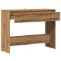 Mesa consola madera ingeniería roble artesanal 100x35x76,5 cm by , Side tables - Ref: Foro24-856785, Price: 74,27 €, Discount: %