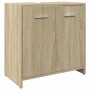 Juego de muebles de baño 4 pzas contrachapada roble Sonoma de , Muebles de baño - Ref: Foro24-3325044, Precio: 198,28 €, Desc...