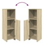 Juego de muebles de baño 4 pzas contrachapada roble Sonoma de , Muebles de baño - Ref: Foro24-3325044, Precio: 198,28 €, Desc...