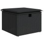 Set de sofás de jardín 7 pzas con cojines ratán sintético negro de , Conjuntos de jardín - Ref: Foro24-3325291, Precio: 469,7...