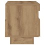 Mueble TV luces LED madera ingeniería roble artisan 80x35x40 cm de , Muebles TV - Ref: Foro24-856358, Precio: 75,31 €, Descue...