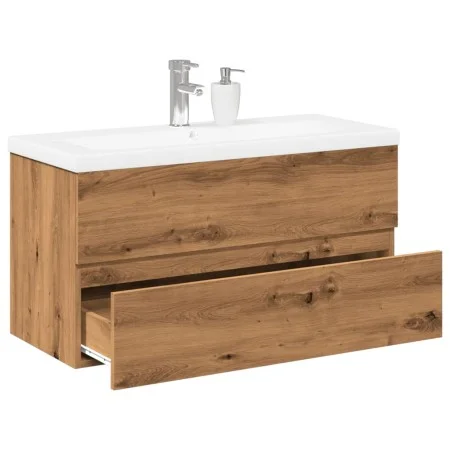Mueble con lavabo integrado roble artisan de , Tocadores de baño - Ref: Foro24-3328926, Precio: 240,92 €, Descuento: %