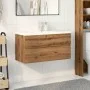 Mueble con lavabo integrado roble artisan de , Tocadores de baño - Ref: Foro24-3328926, Precio: 240,92 €, Descuento: %