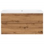 Mueble con lavabo integrado roble artisan de , Tocadores de baño - Ref: Foro24-3328926, Precio: 255,35 €, Descuento: %