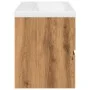 Mueble con lavabo integrado roble artisan de , Tocadores de baño - Ref: Foro24-3328926, Precio: 240,92 €, Descuento: %