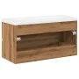 Mueble con lavabo integrado roble artisan de , Tocadores de baño - Ref: Foro24-3328926, Precio: 240,92 €, Descuento: %