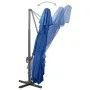 Sombrilla voladiza con doble techo azul celeste 400x300 cm de vidaXL, Sombrillas - Ref: Foro24-312379, Precio: 288,59 €, Desc...