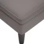 Tumbona con almohada y reposabrazo derecho tela gris taupe de , Divanes - Ref: Foro24-4009768, Precio: 134,06 €, Descuento: %