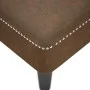 Tumbona con almohada reposabrazo derecho cuero sintético marrón by , Daybeds - Ref: Foro24-4009780, Price: 185,52 €, Discount: %