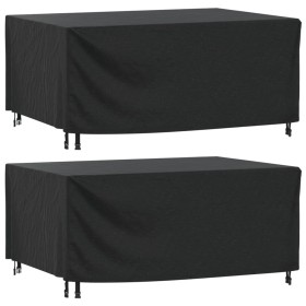 Cubiertas de muebles jardín 2uds impermeable 420D 172x113x73 cm de , Fundas para muebles de jardín - Ref: Foro24-3196425, Pre...