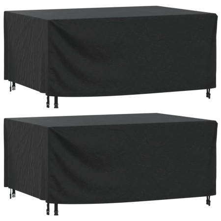 Cubiertas de muebles jardín 2uds impermeable 420D 172x113x73 cm de , Fundas para muebles de jardín - Ref: Foro24-3196425, Pre...
