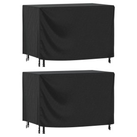 Cubiertas muebles jardín 2 uds impermeable 420D 140x70x90 cm de , Fundas para muebles de jardín - Ref: Foro24-3196427, Precio...