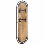 Percheros de pared 4 ganchos 2 uds madera maciza mango rugosa de , Percheros para sombreros y abrigos - Ref: Foro24-4013503, ...