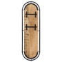 Percheros de pared 4 ganchos 2 uds madera maciza mango rugosa de , Percheros para sombreros y abrigos - Ref: Foro24-4013503, ...