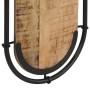 Percheros de pared 4 ganchos 2 uds madera maciza mango rugosa de , Percheros para sombreros y abrigos - Ref: Foro24-4013503, ...