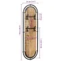 Percheros de pared 4 ganchos 2 uds madera maciza mango rugosa de , Percheros para sombreros y abrigos - Ref: Foro24-4013503, ...