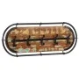 Perchero de pared con 5 ganchos madera maciza reciclada de , Percheros para sombreros y abrigos - Ref: Foro24-4013508, Precio...