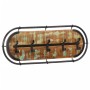 Perchero de pared con 5 ganchos madera maciza reciclada de , Percheros para sombreros y abrigos - Ref: Foro24-4013508, Precio...