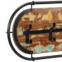 Perchero de pared con 5 ganchos madera maciza reciclada de , Percheros para sombreros y abrigos - Ref: Foro24-4013508, Precio...