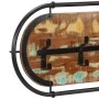 Perchero de pared con 5 ganchos madera maciza reciclada de , Percheros para sombreros y abrigos - Ref: Foro24-4013508, Precio...