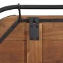 Perchero de pared con 5 ganchos madera maciza reciclada de , Percheros para sombreros y abrigos - Ref: Foro24-4013508, Precio...