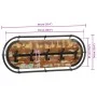 Perchero de pared con 5 ganchos madera maciza reciclada de , Percheros para sombreros y abrigos - Ref: Foro24-4013508, Precio...