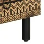Mueble de TV madera maciza de mango rugosa negro 70x33,5x46 cm de , Almacenamiento para CD y DVD - Ref: Foro24-4018629, Preci...