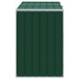 Cobertizo contenedores dobles basura acero verde 144x81x113 cm de , Soportes para contenedores de residuos - Ref: Foro24-4006...