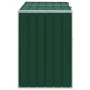 Cobertizo contenedores dobles basura acero verde 144x81x113 cm de , Soportes para contenedores de residuos - Ref: Foro24-4006...