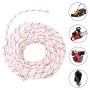 Cordón de arranque nailon blanco y rojo Ø6 mm 10 m de , Sogas y cuerdas metálicas - Ref: Foro24-4100614, Precio: 10,77 €, Des...