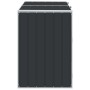 Cobertizo contenedor doble basura acero antracita 144x81x113 cm de , Soportes para contenedores de residuos - Ref: Foro24-400...