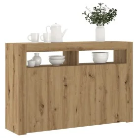 Aparador con LED madera ingeniería roble artisan 115,5x30x75 cm von , Sideboards - Ref: Foro24-856364, Preis: 135,08 €, Rabat...