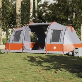 Tienda de campaña con túnel 4 personas impermeable gris naranja de , Tiendas de campaña - Ref: Foro24-4009412, Precio: 201,20...