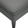 Tumbona con almohada y reposabrazo derecho tela gris oscuro de , Divanes - Ref: Foro24-4009844, Precio: 122,45 €, Descuento: %
