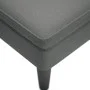 Tumbona con almohada y reposabrazo derecho tela gris oscuro de , Divanes - Ref: Foro24-4009844, Precio: 120,99 €, Descuento: %