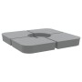 Juego bases de sombrilla 4 uds para parasol cruzado PP 100 kg de , Bases para sombrillas - Ref: Foro24-847447, Precio: 87,05 ...