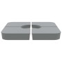 Juego bases de sombrilla 4 uds para parasol cruzado PP 100 kg de , Bases para sombrillas - Ref: Foro24-847447, Precio: 87,05 ...